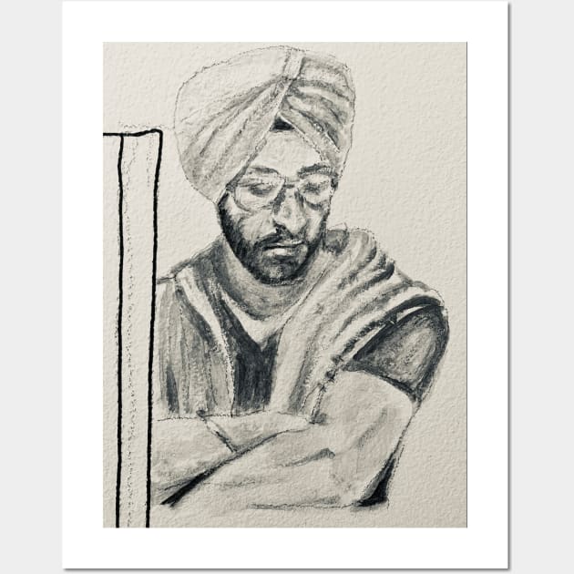 Diljit Dosanjh 2 Wall Art by sukhpalgrewal